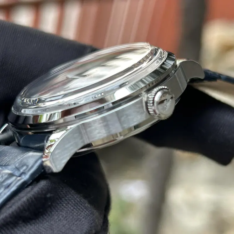 Orient Bambino Sun and Moon Automatic Blue Men's Watch- RA-AK0806L30B